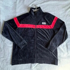 Vintage Fila velour zip-up jacket